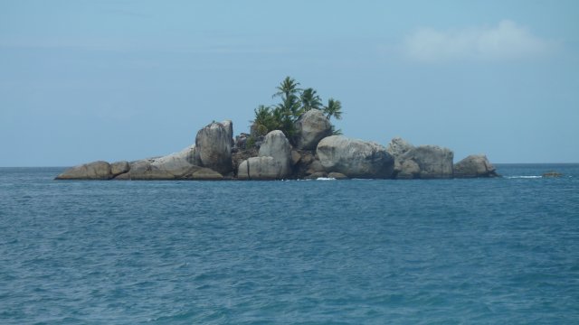 Mini-Island zwischen Praslin und Mahé