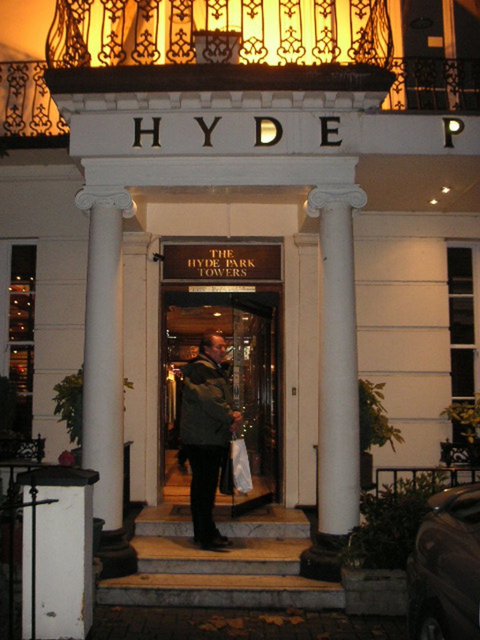Unser Hotel nähe Hyde Park, wie man erahnen kann!